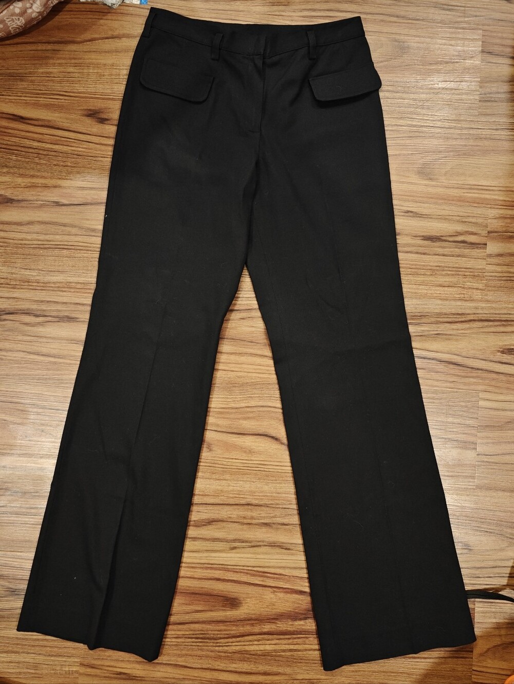 La Perla Textured Cotton Dress Pants Black Women’s Size 42